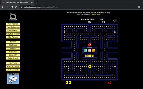 webpacman games.